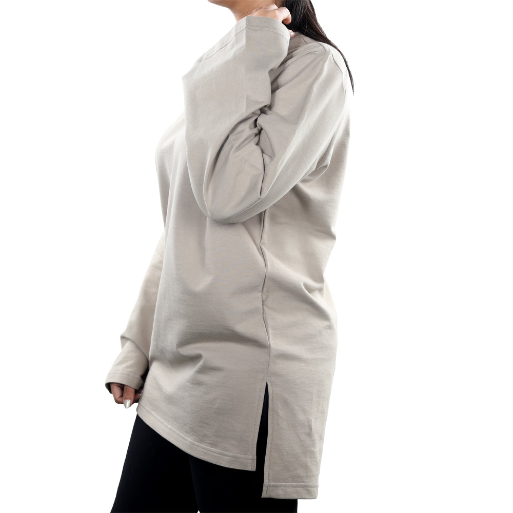 ACTIV BASIC L.S T-SHIRT - CAFE - Activ Abou Alaa