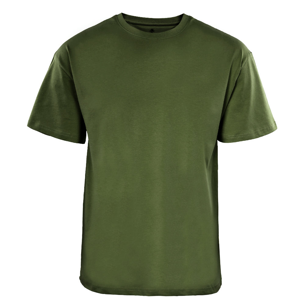 ACTIV BASIC R.NECK - OVERSIZE T-SHIRT - D.OLIVE