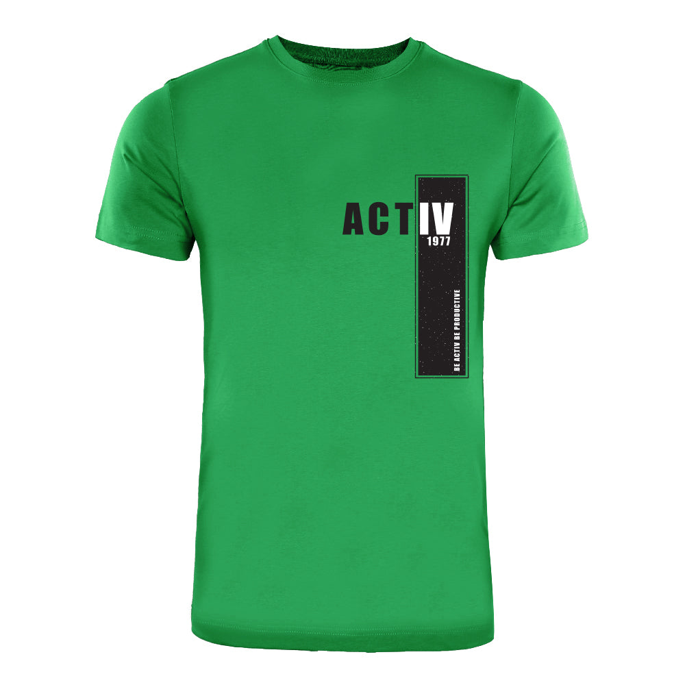ACTIV GRAPHIC R.NECK T-SHIRT - GREEN - Activ Abou Alaa