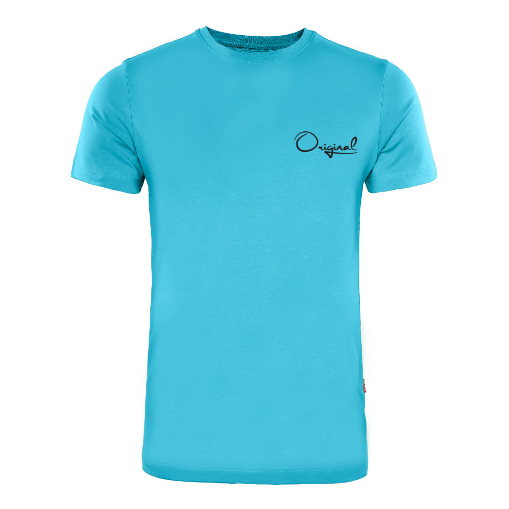 ACTIV PRINT R.NECK T-SHIRT - TURQUOIS - Activ Abou Alaa