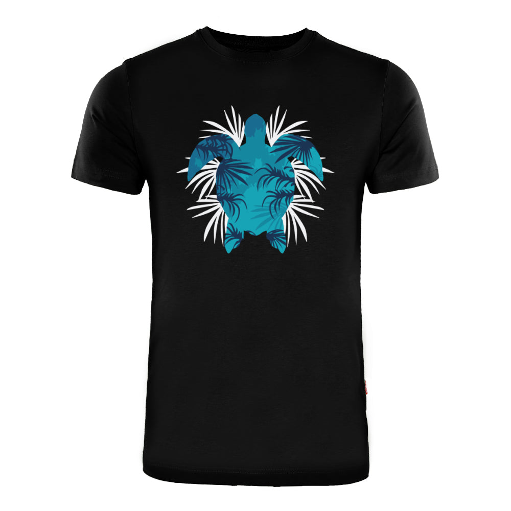 ACTIV HAWAII R.NECK T-SHIRT - BLACK - Activ Abou Alaa