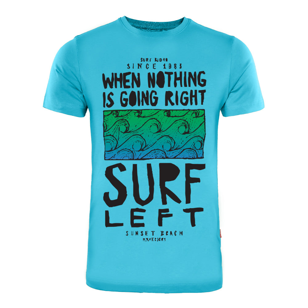 ACTIV HAWAII R.NECK T-SHIRT - TURQUOIS - Activ Abou Alaa