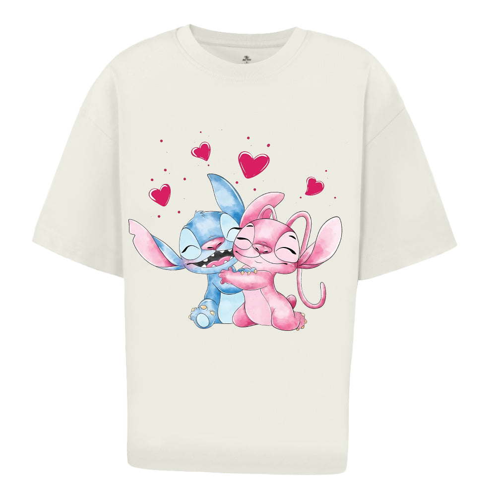 ACTIV GRAPHIC R.NECK T-SHIRT OVERSIZE - OFFWHITE