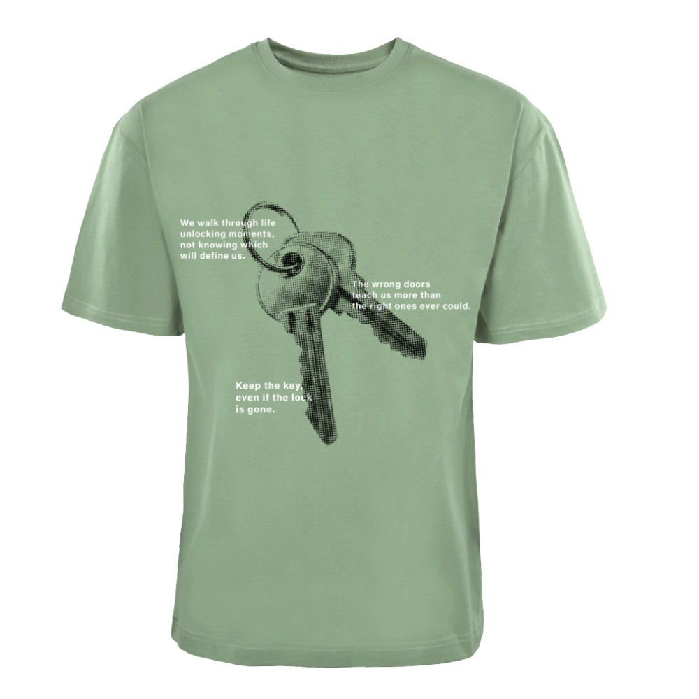 ACTIV GRAPHIC R.NECK -OVRSIZE T-SHIRT - MINT