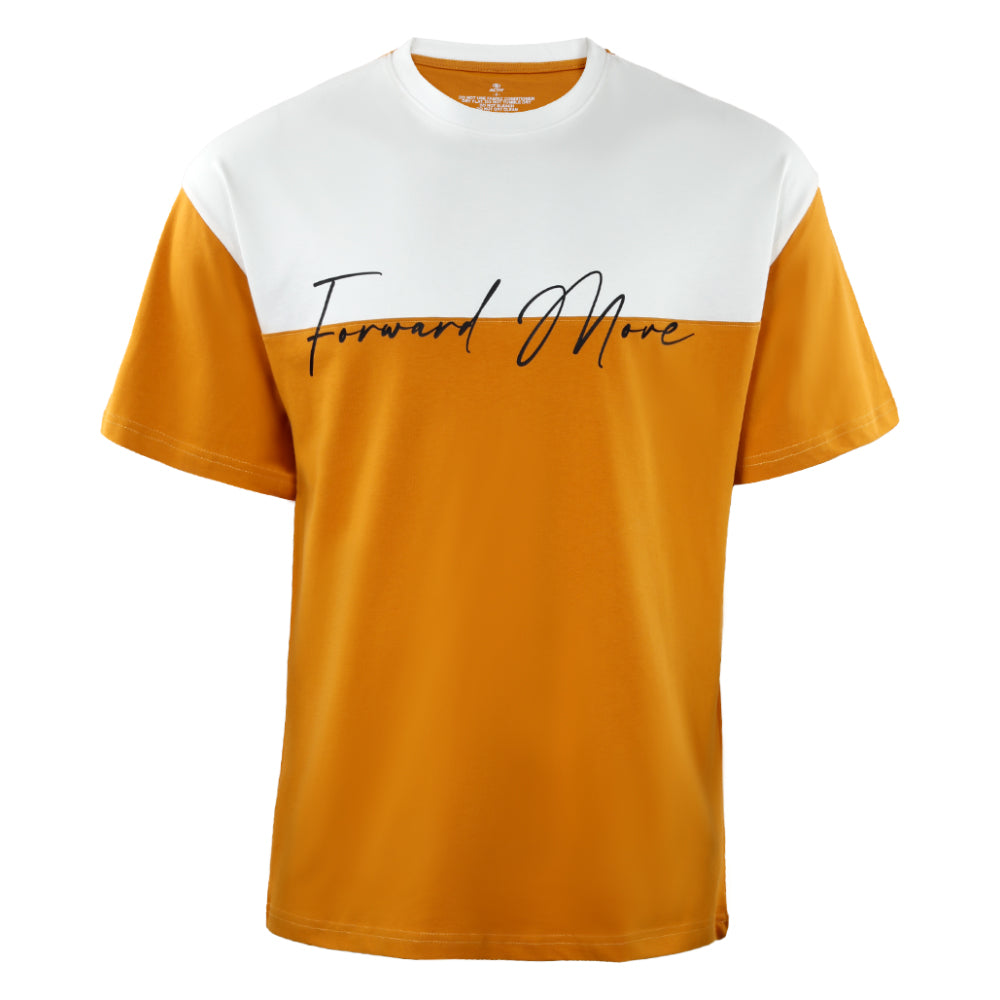 ACTIV CROW R.NECK T-SHIRT - CAMEL