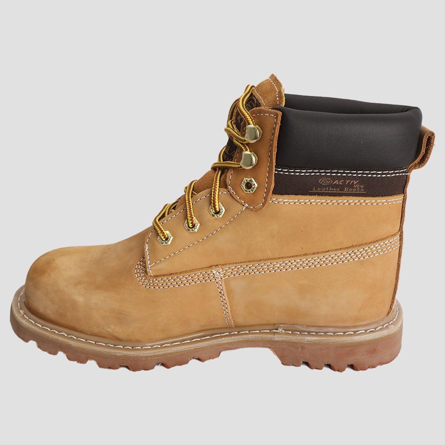SAFETY BOOT SHOES - BROWN - Activ Abou Alaa