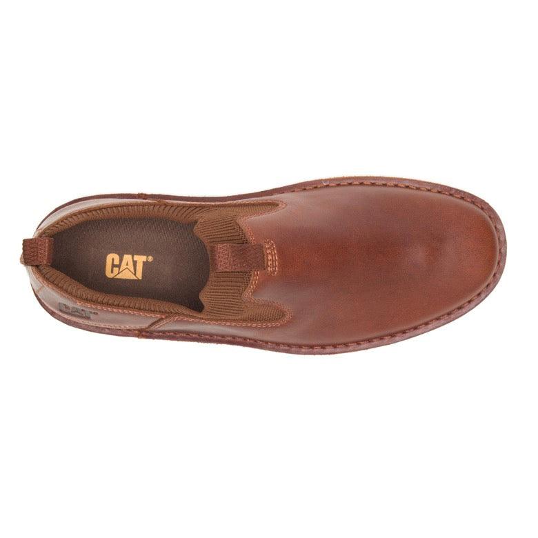 CAT MENS QUARTZ SLIP ON SHOES - BROWN - Activ Abou Alaa