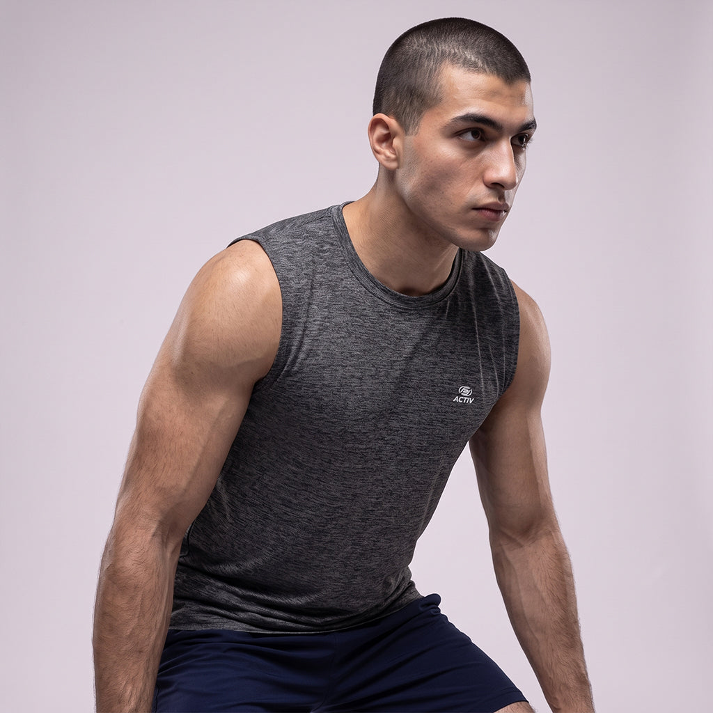 Performance Sleeveless Tank Top - Dry-Fit & Anti-Bacterial