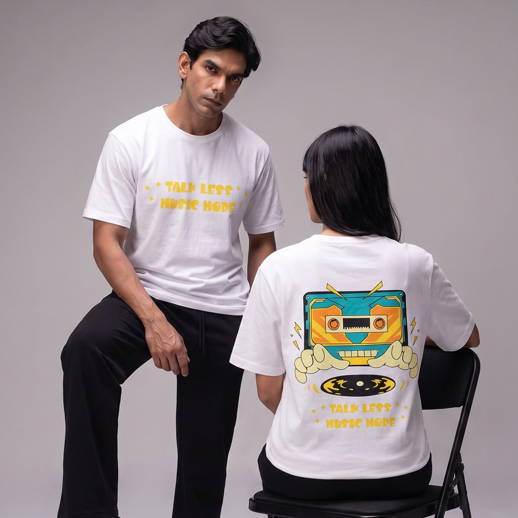 ACTIV GRAPHIC R.NECK T-SHIRT - WHITE