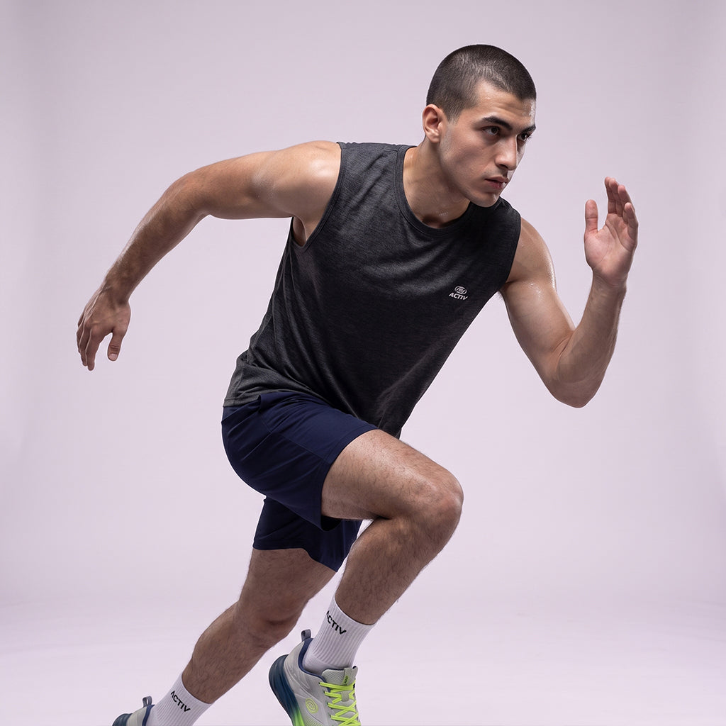Performance Sleeveless Tank Top - Dry-Fit & Anti-Bacterial