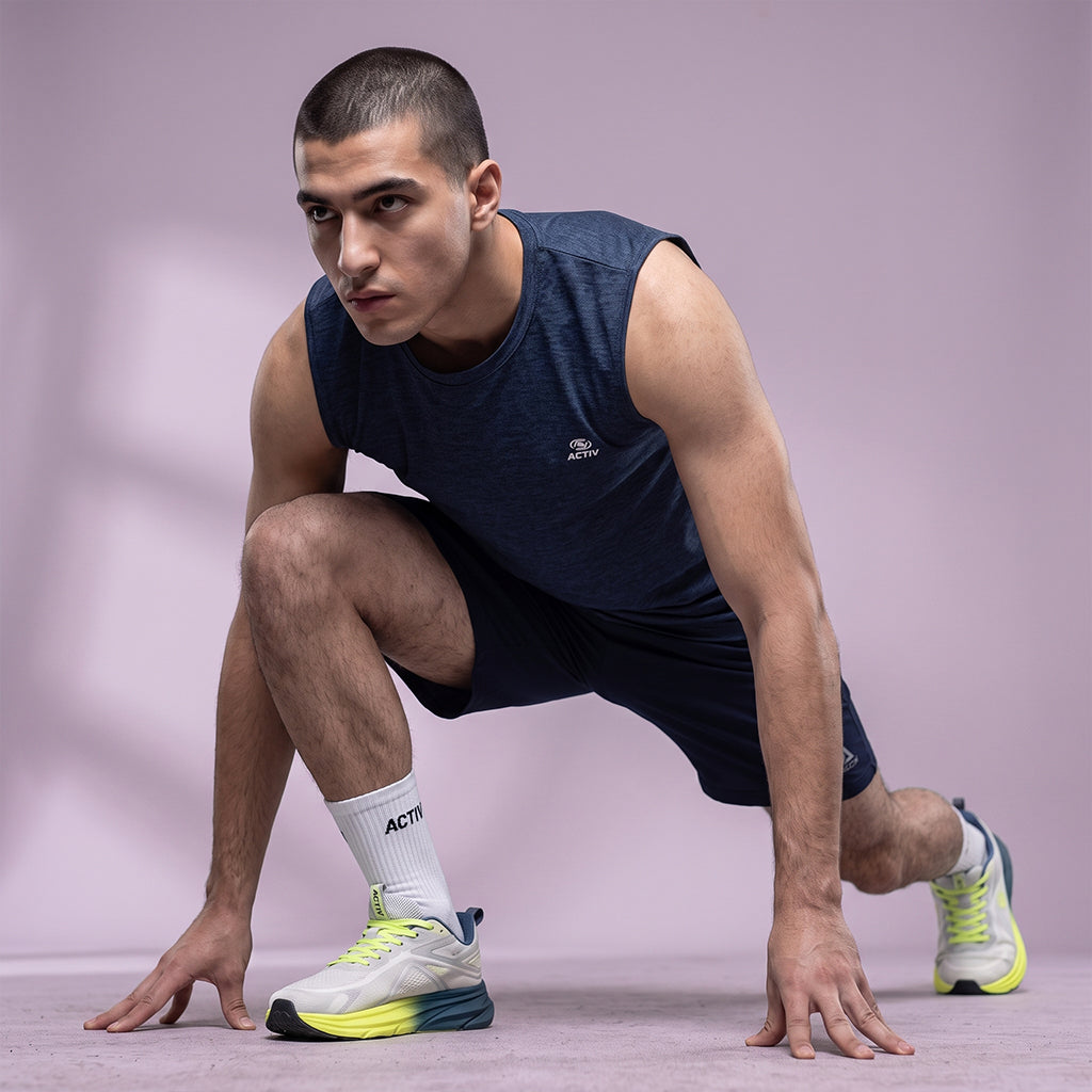Performance Sleeveless Tank Top - Dry-Fit & Anti-Bacterial