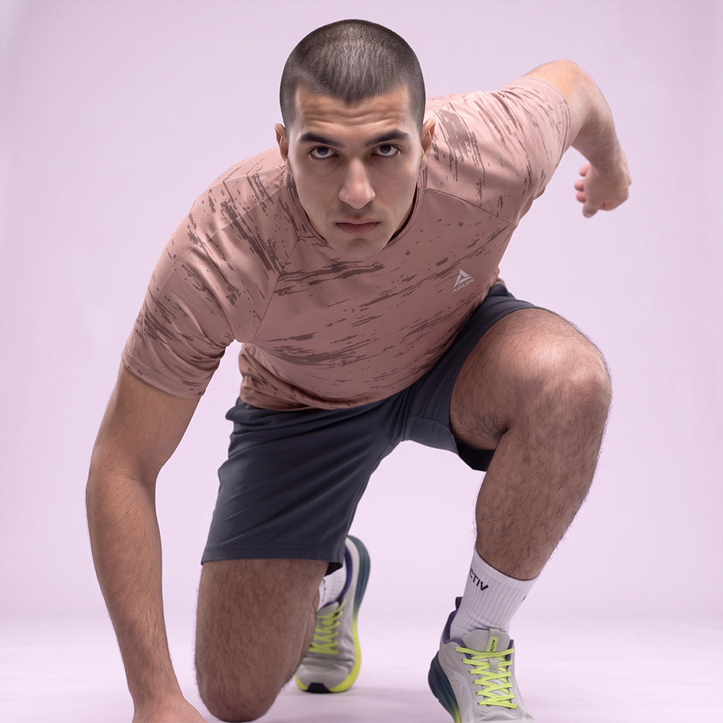 Performance T-Shirt - Dry-Fit & Anti-Bacterial - Camouflage Print