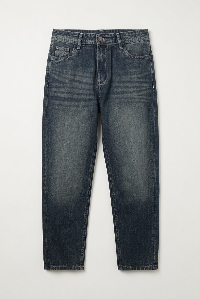Vintage Washed Casual Denim Jeans
