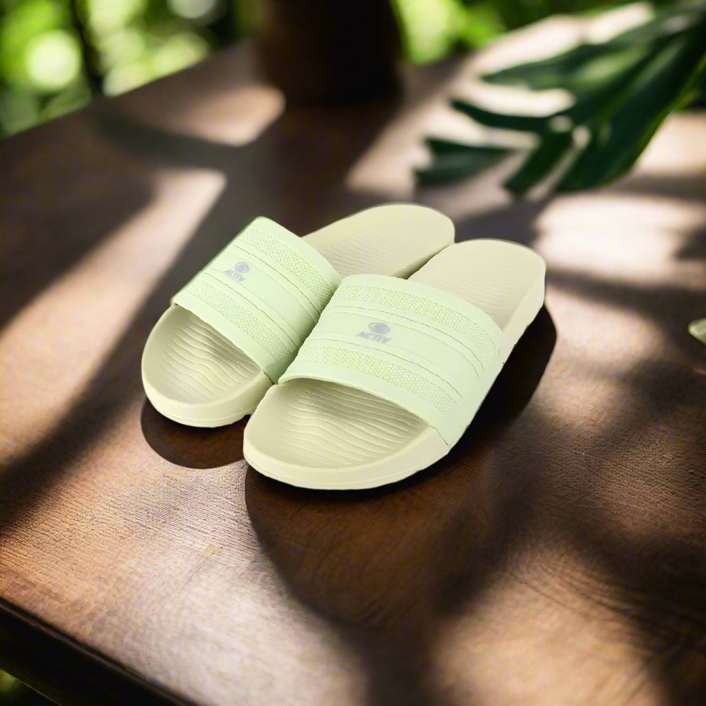 ACTIV SLIDE SLIPPER - L.GREEN