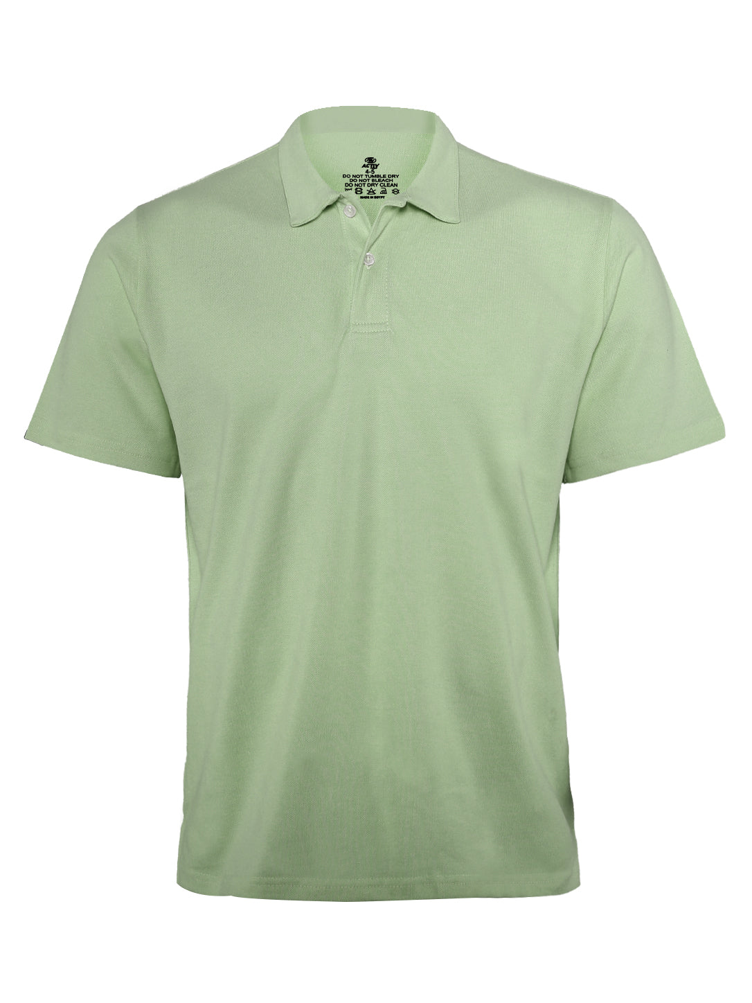 Classic Mint Green Short-Sleeve Polo Shirt