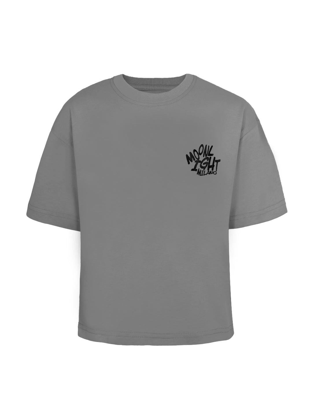 Moonlight Milano" Graphic Oversized T-Shirt