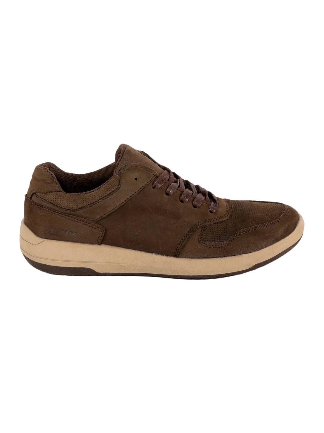 Casual Brown Lace-Up Sneaker
