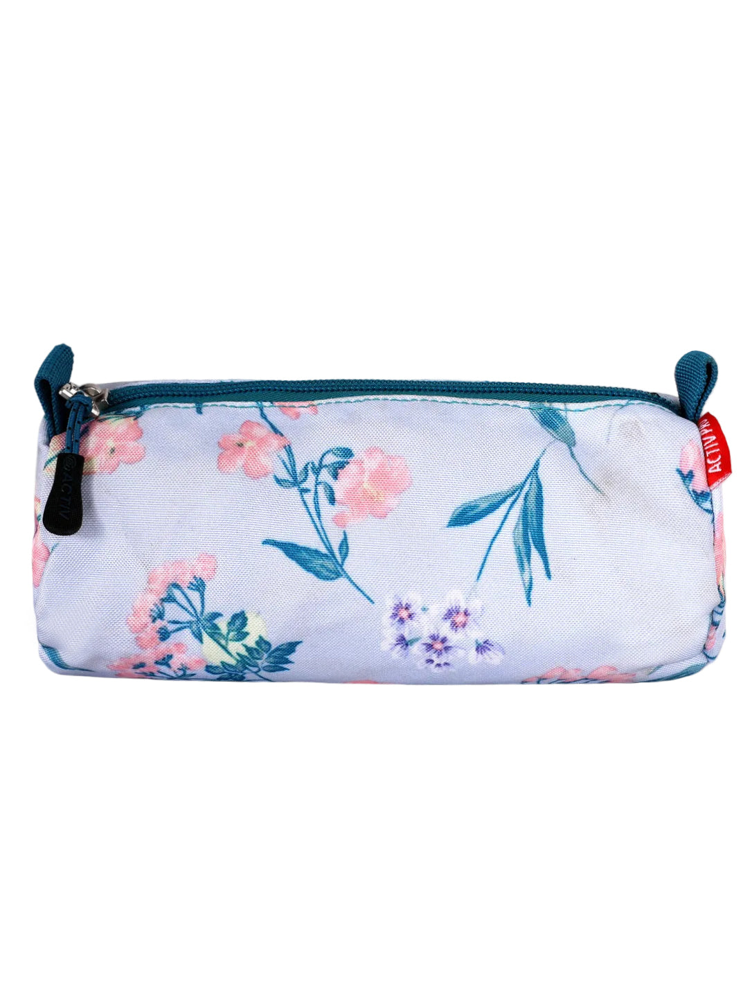 Floral Print Zippered Pencil Case