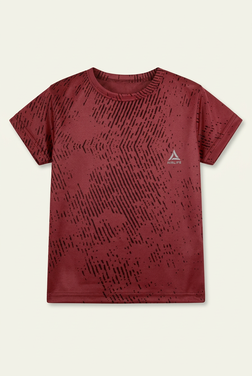 Digital Dash Print Sports T-Shirt
