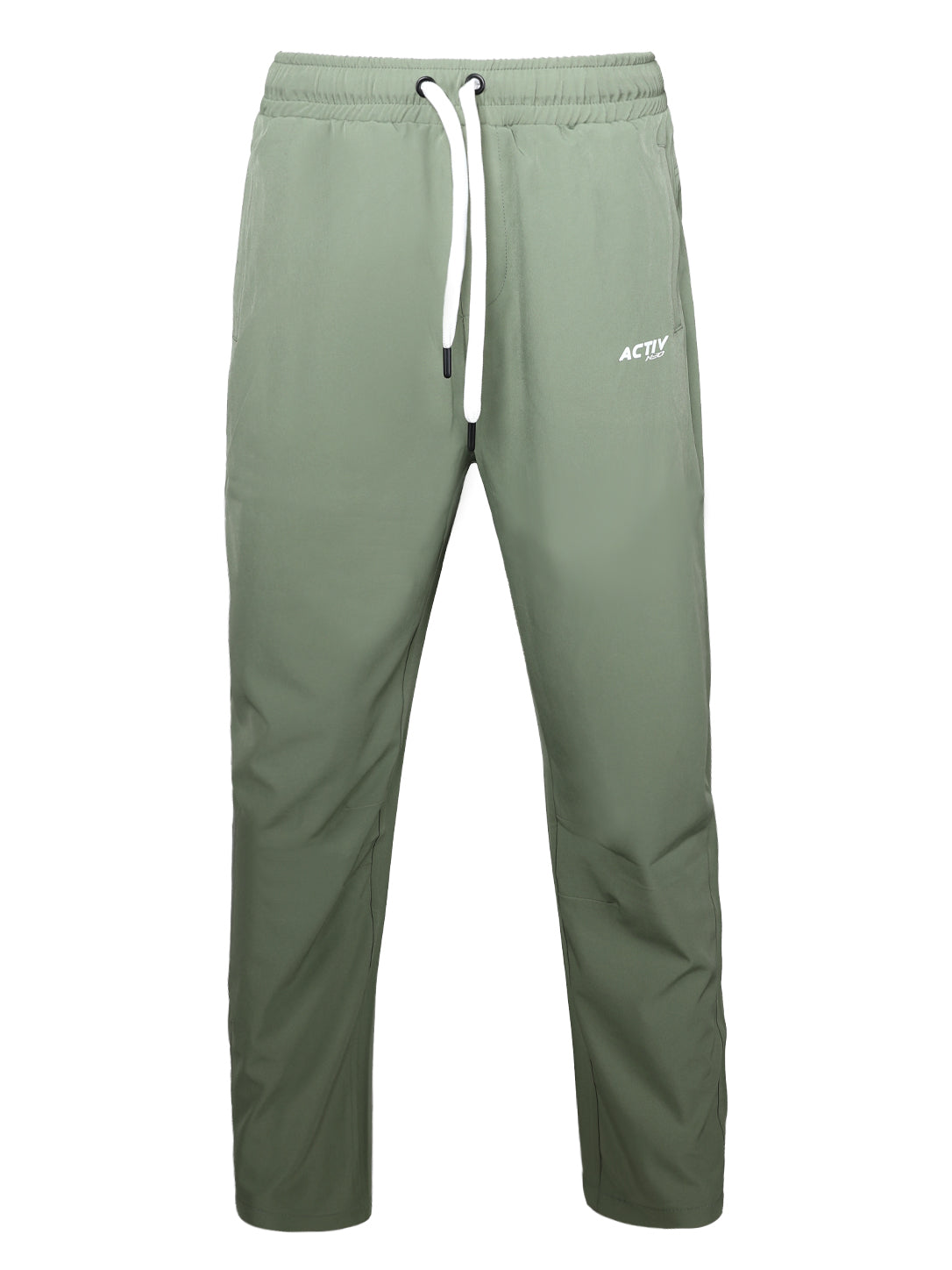 Men's Casual Athletic Drawstring Sweatpants – Olive Green Activewear Track Pants