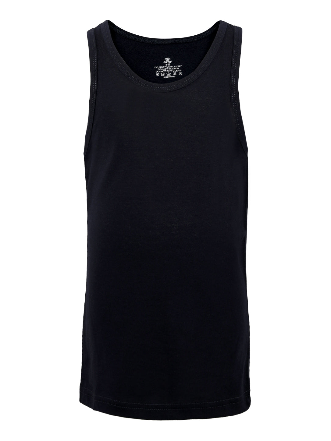 Kids' Black Sleeveless Tank Top Underlayer