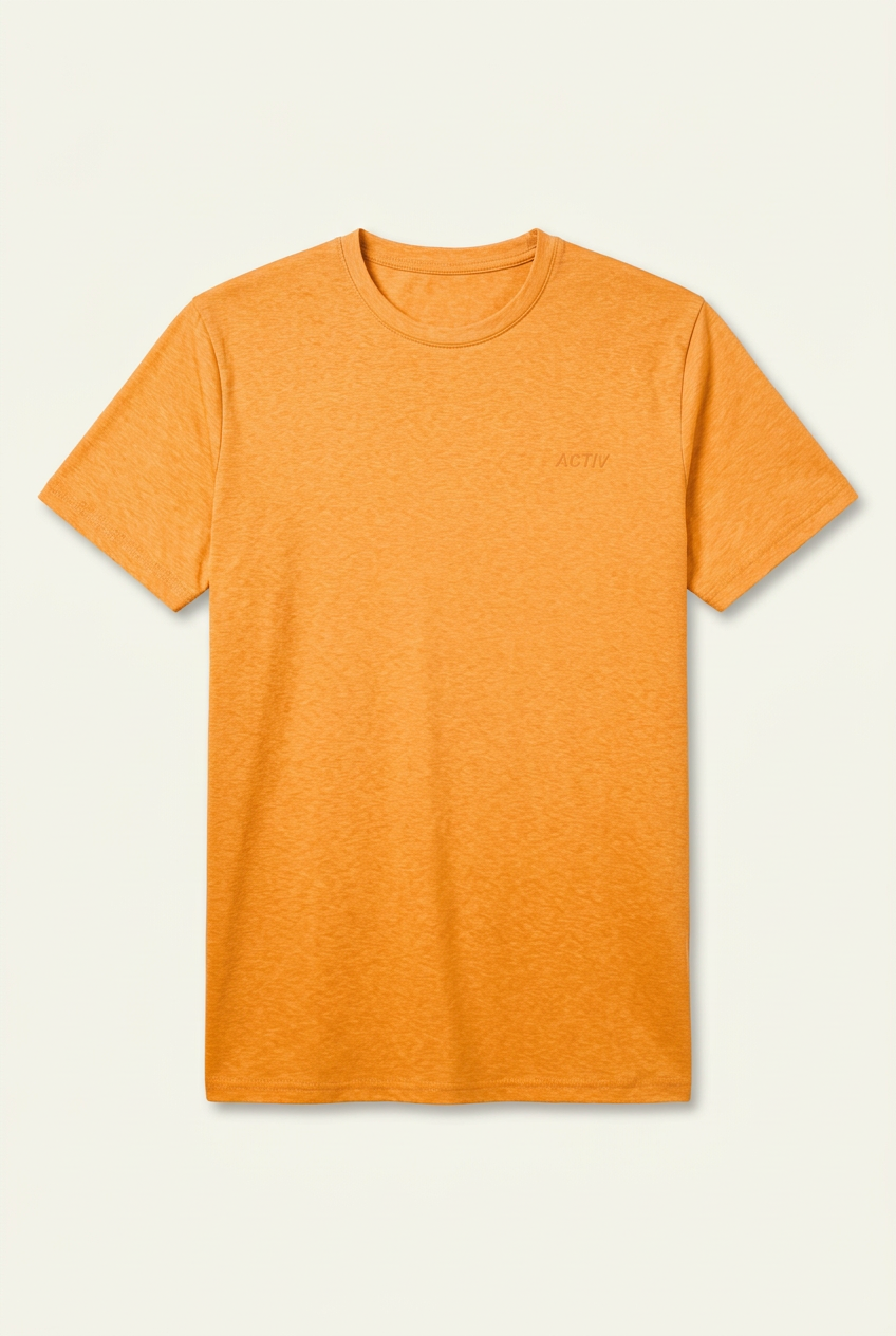 Men's ACTIV Short-Sleeve Performance Athletic T-Shirt – Heather Orange