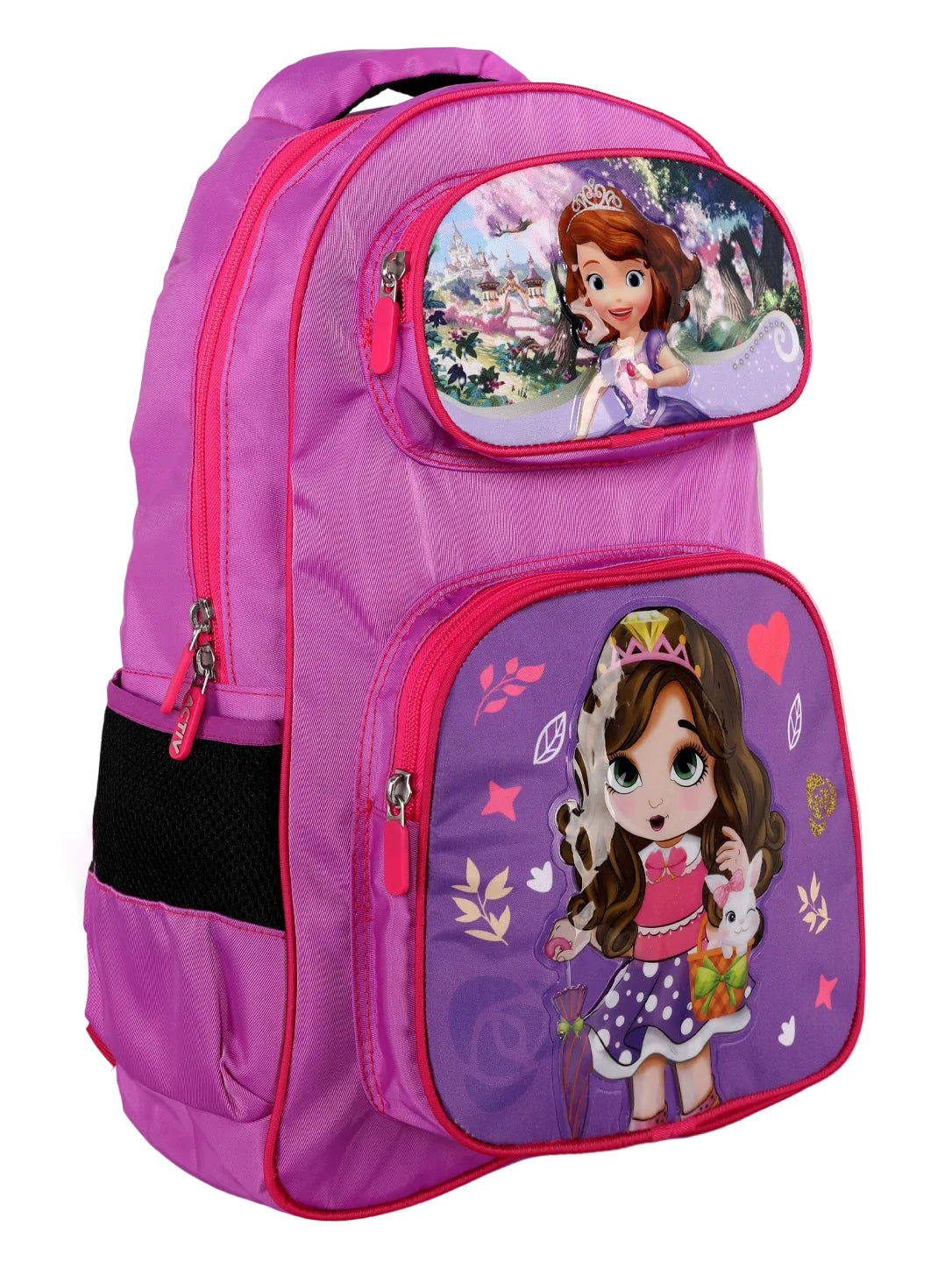 Kids Princess Cartoon Character School Backpack for Girls