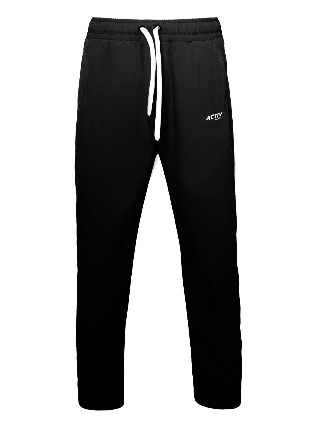 Men's Casual Athletic Drawstring Sweatpants – Black Activewear Track Pants