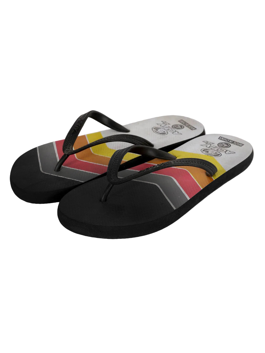 Chevron Stripe Flip-Flop Slippers