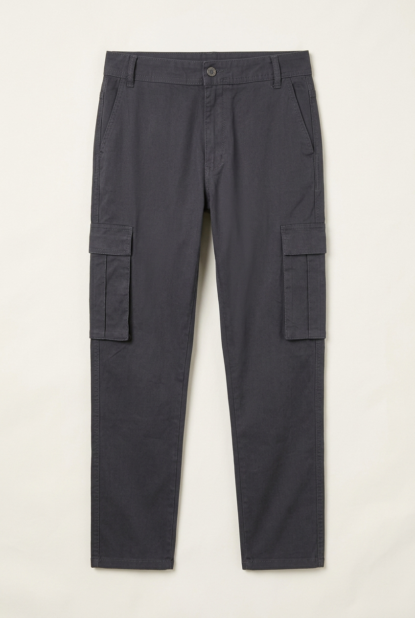 Casual Gabardine Cargo Pants