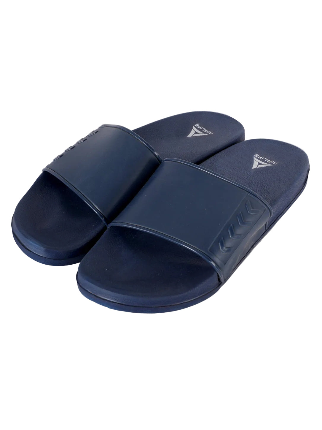 Chevron Strap Slide Slippers
