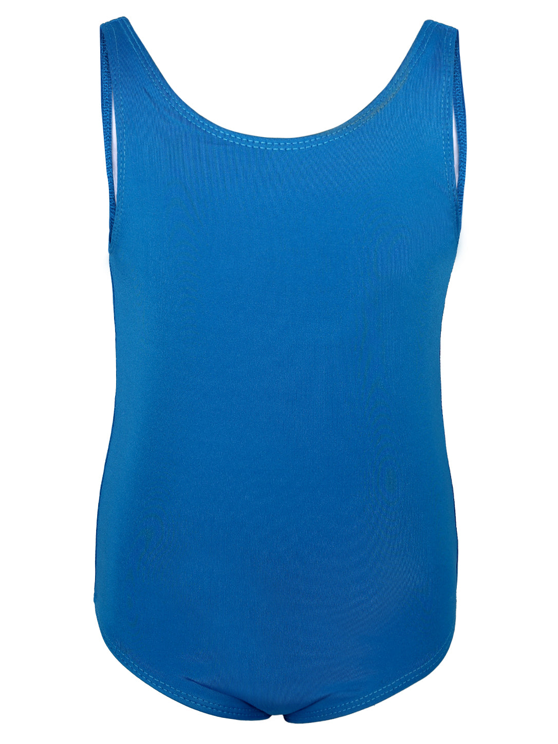Girls' One-Piece Classic Tank Swimsuit – Royal Blue