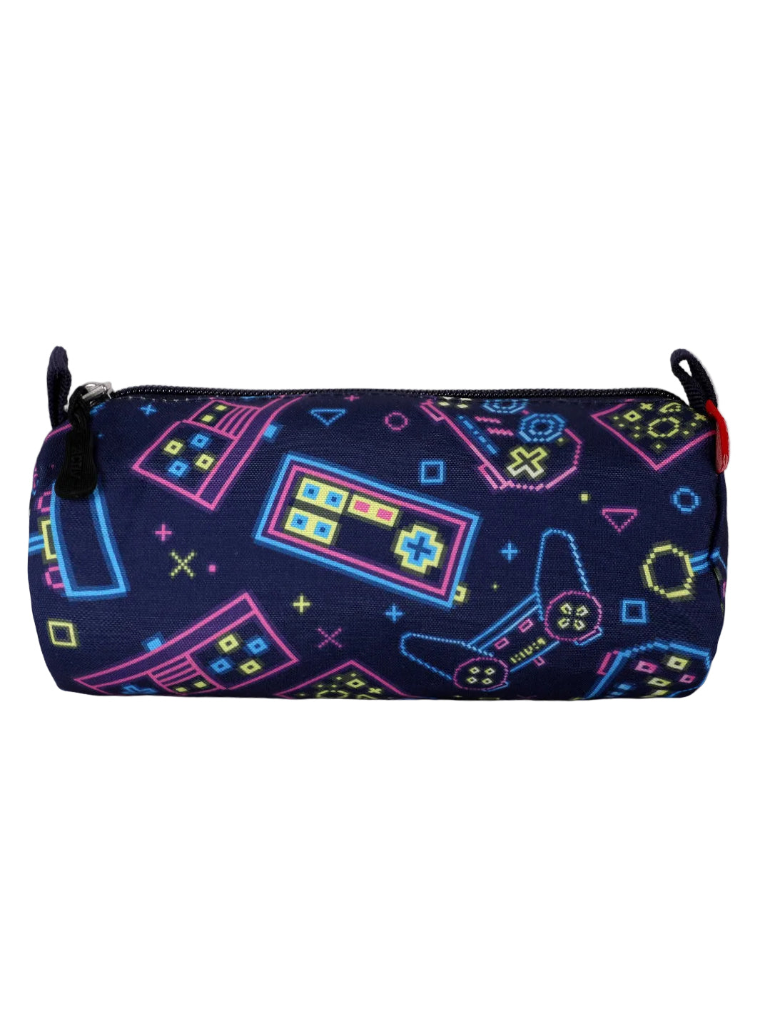 Retro Gamer Printed Cylindrical Pencil Case / Pouch