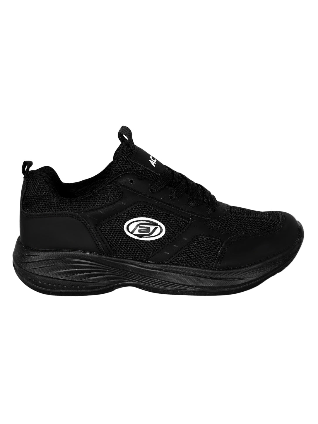 ACTIV All-Black Running Shoes – Lightweight Breathable Athletic Sneakers