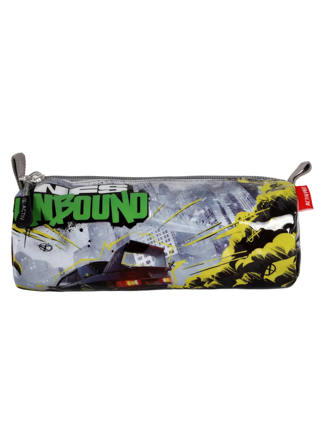 Street Racing Graphic Print Zippered Pencil Case