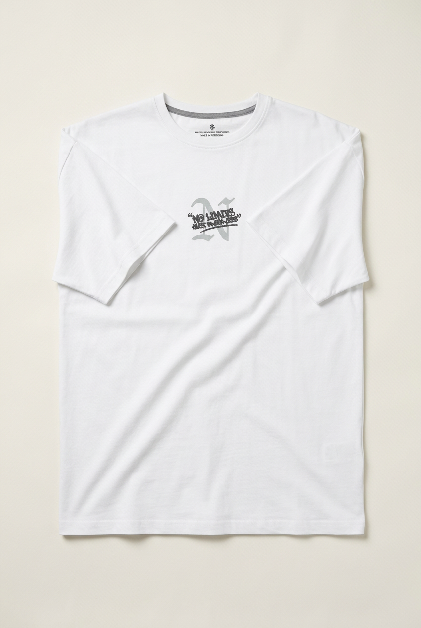 Unisex "No Limits" Graphic Oversized T-Shirt