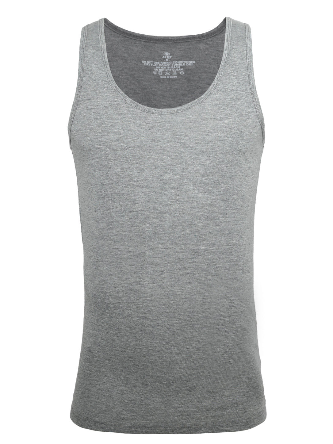 Title: Men's Heather Grey Sleeveless Tank Top Underlayer