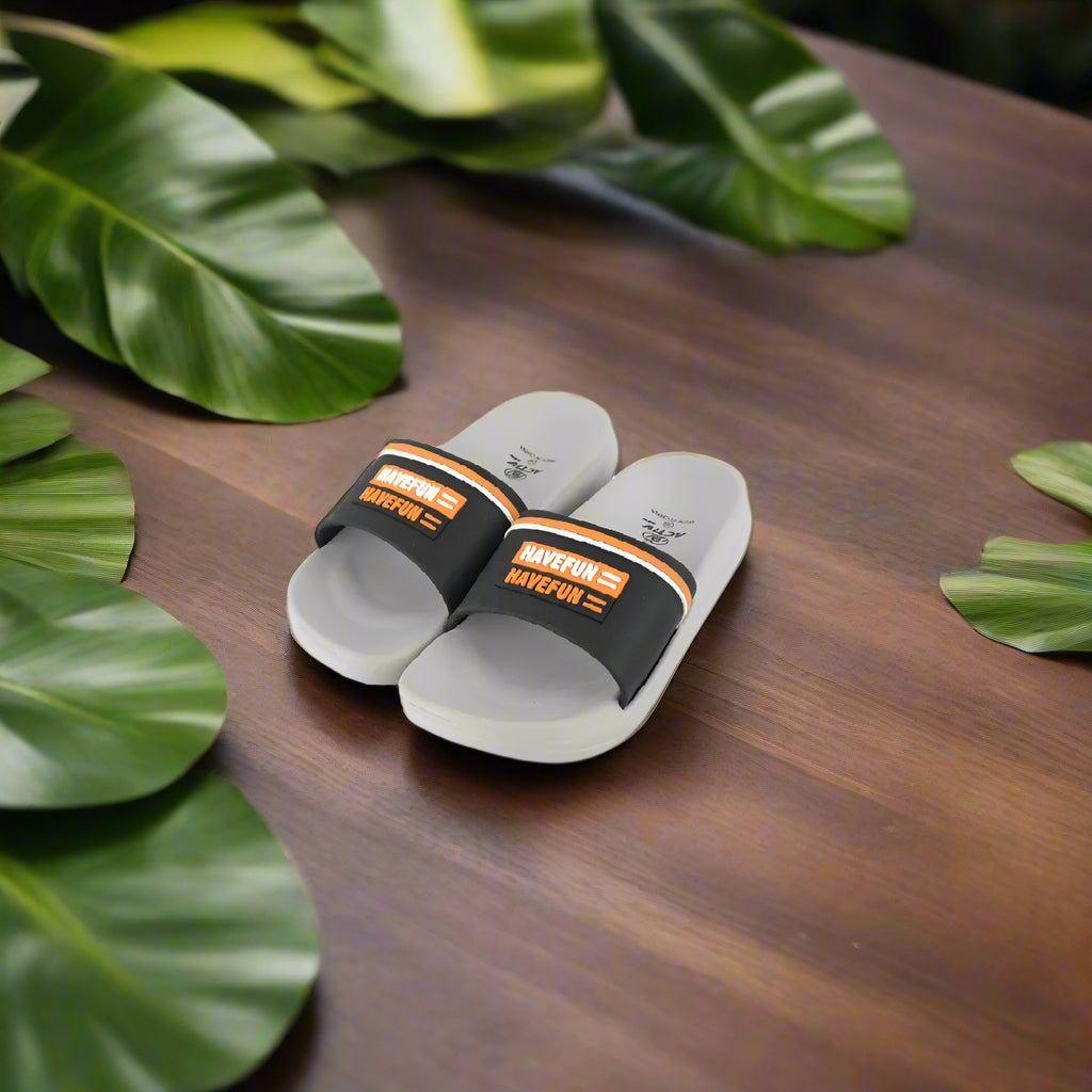 ACTIVNEW KIDS SLIPPER - BLK*GREY