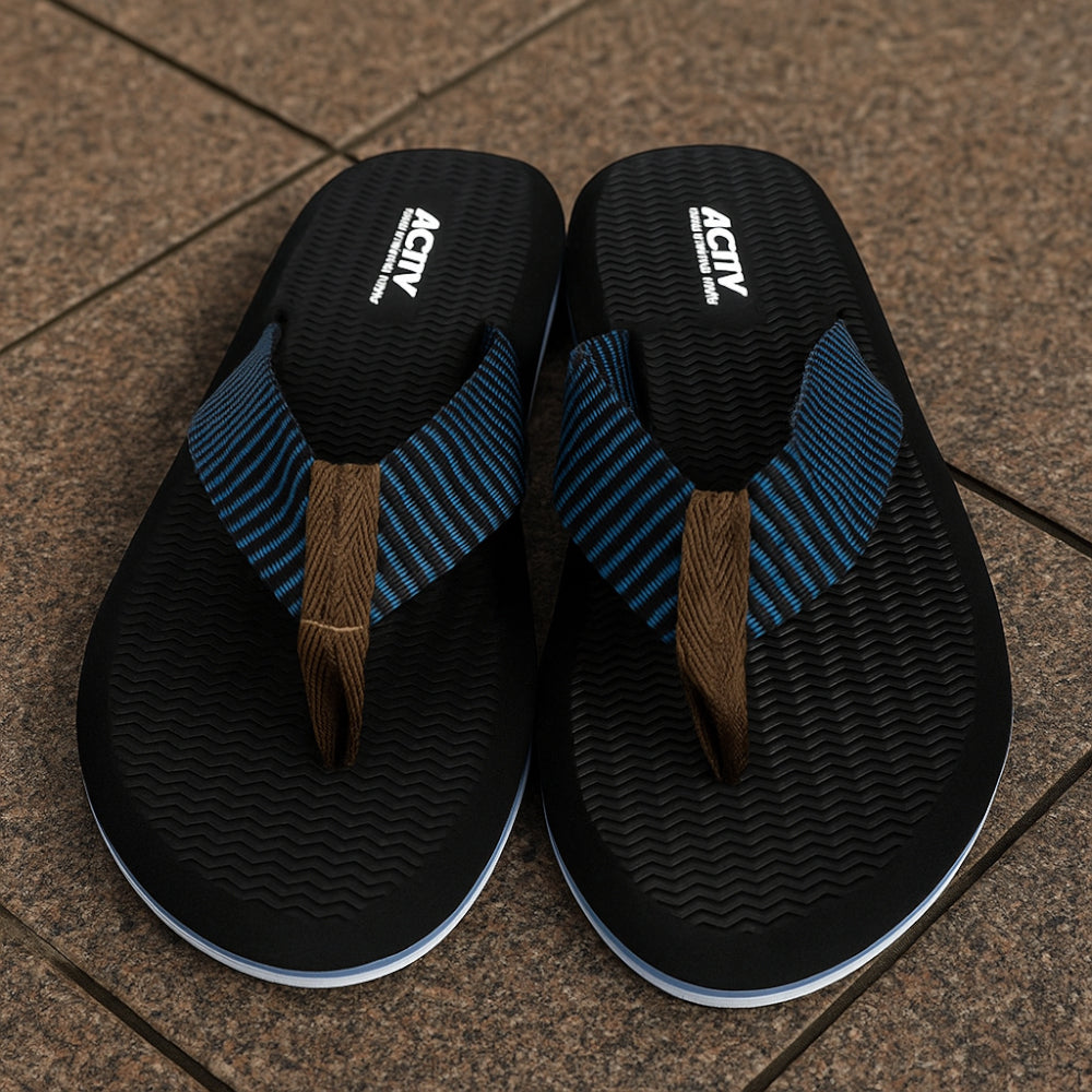 ACTIVNEW MEN FLIP FLOP - BLACK*WHIT