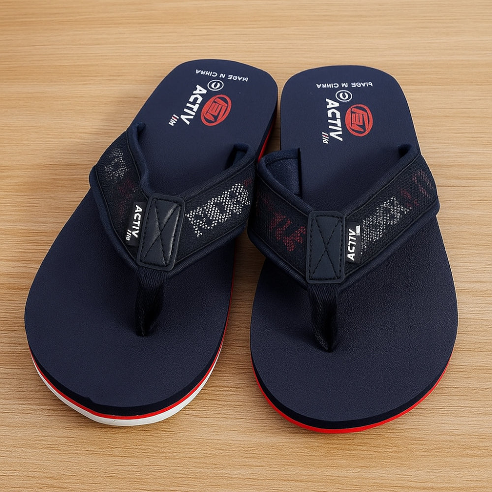 ACTIVNEW MEN FLIP FLOP - NAVY*WHITE
