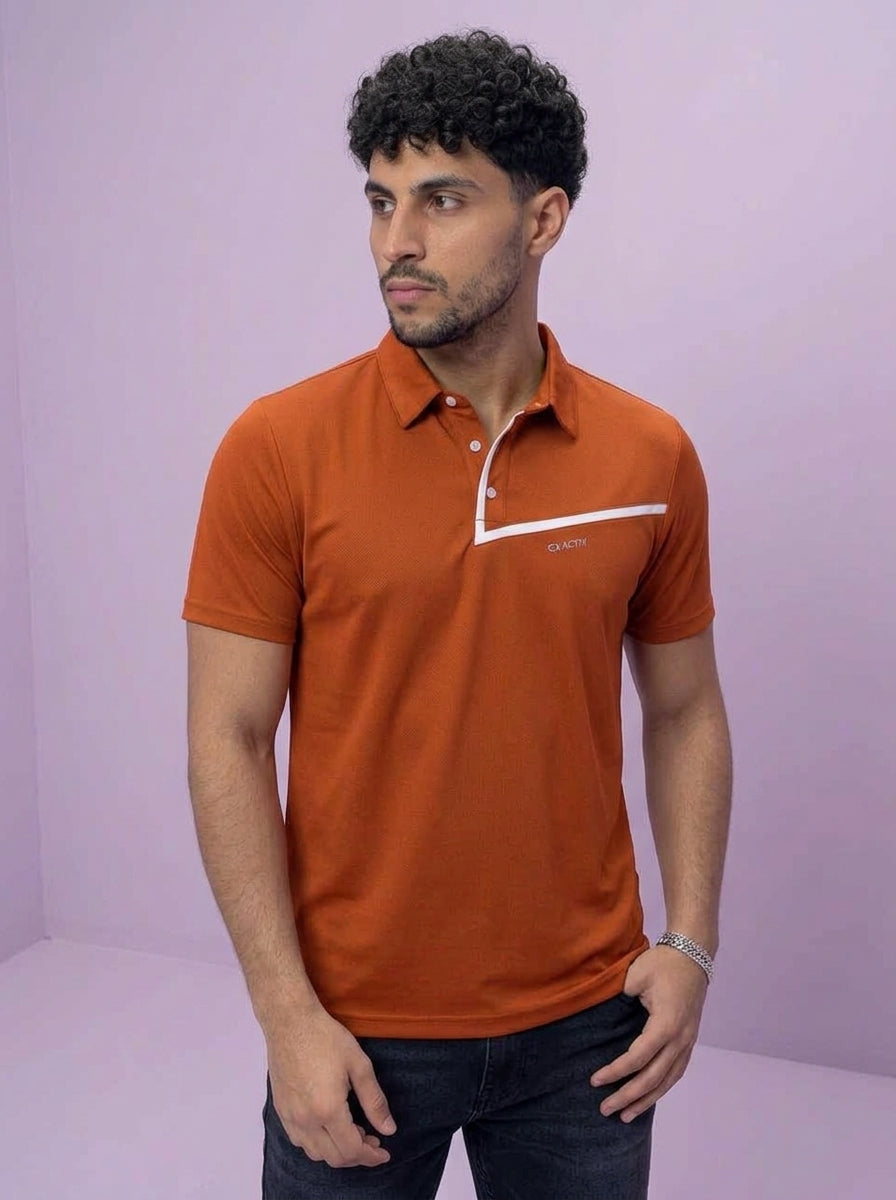 ACTIV BASIC SPORTS POLO - NAVY