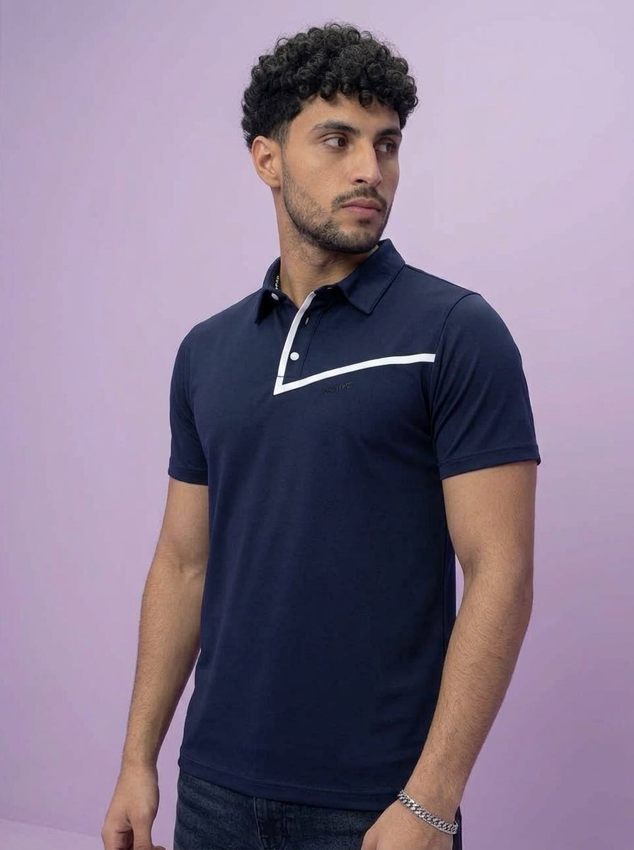 ACTIV BASIC SPORTS POLO - NAVY