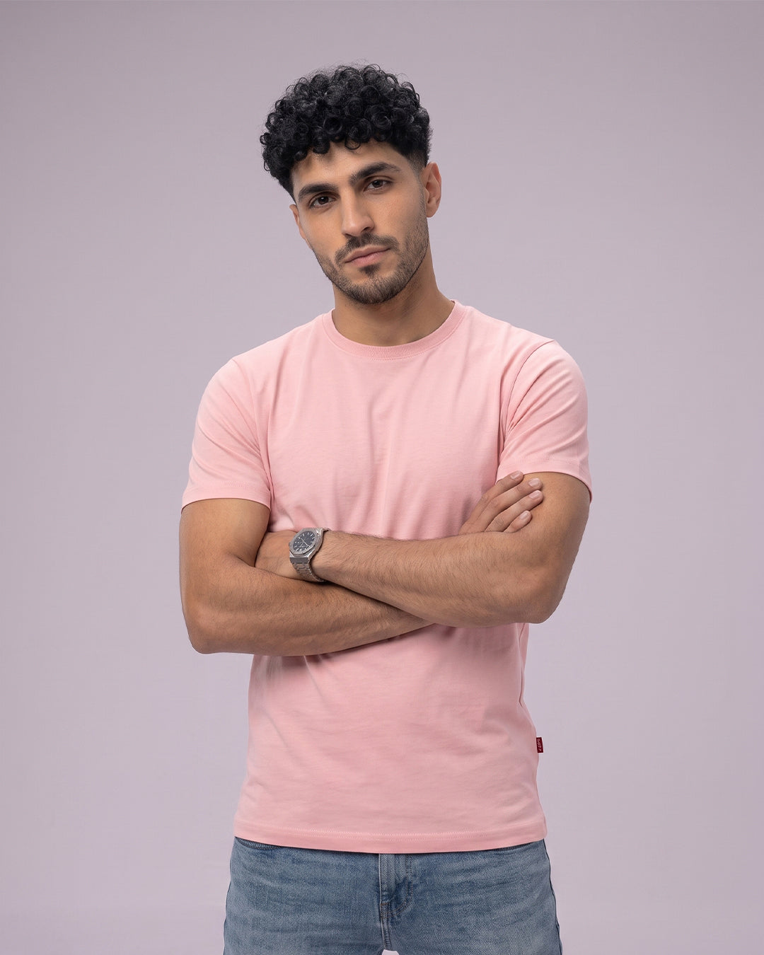 ACTIV BASIC R.NECK T-SHIRT - CHARCOAL