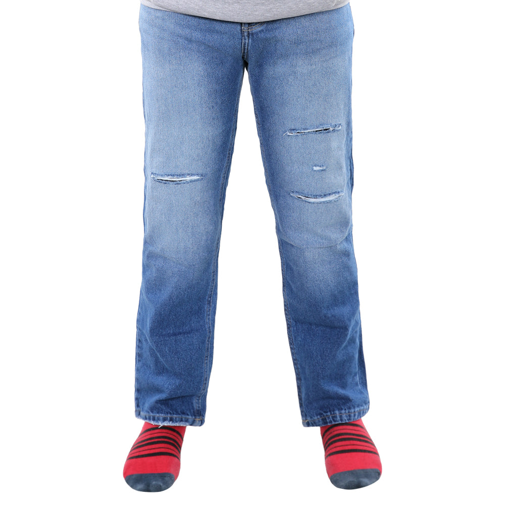 ACTIV CUTTING JEANS PANTS - BLACK - ICE - BLUE - D.BLUE - L.BLUE - NAVY