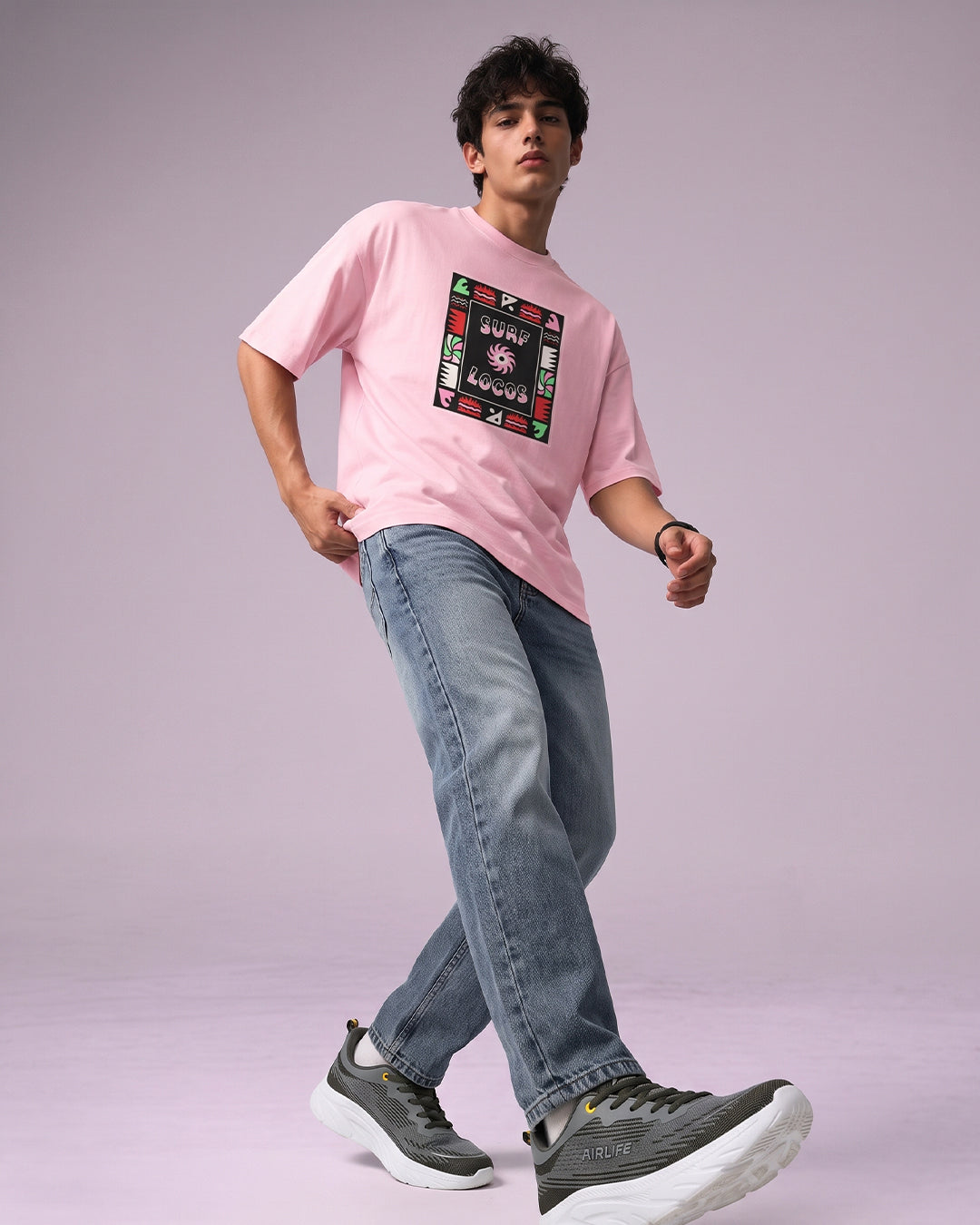 ACTIV HAWAII R.NECK T-SHIRT - ROSE