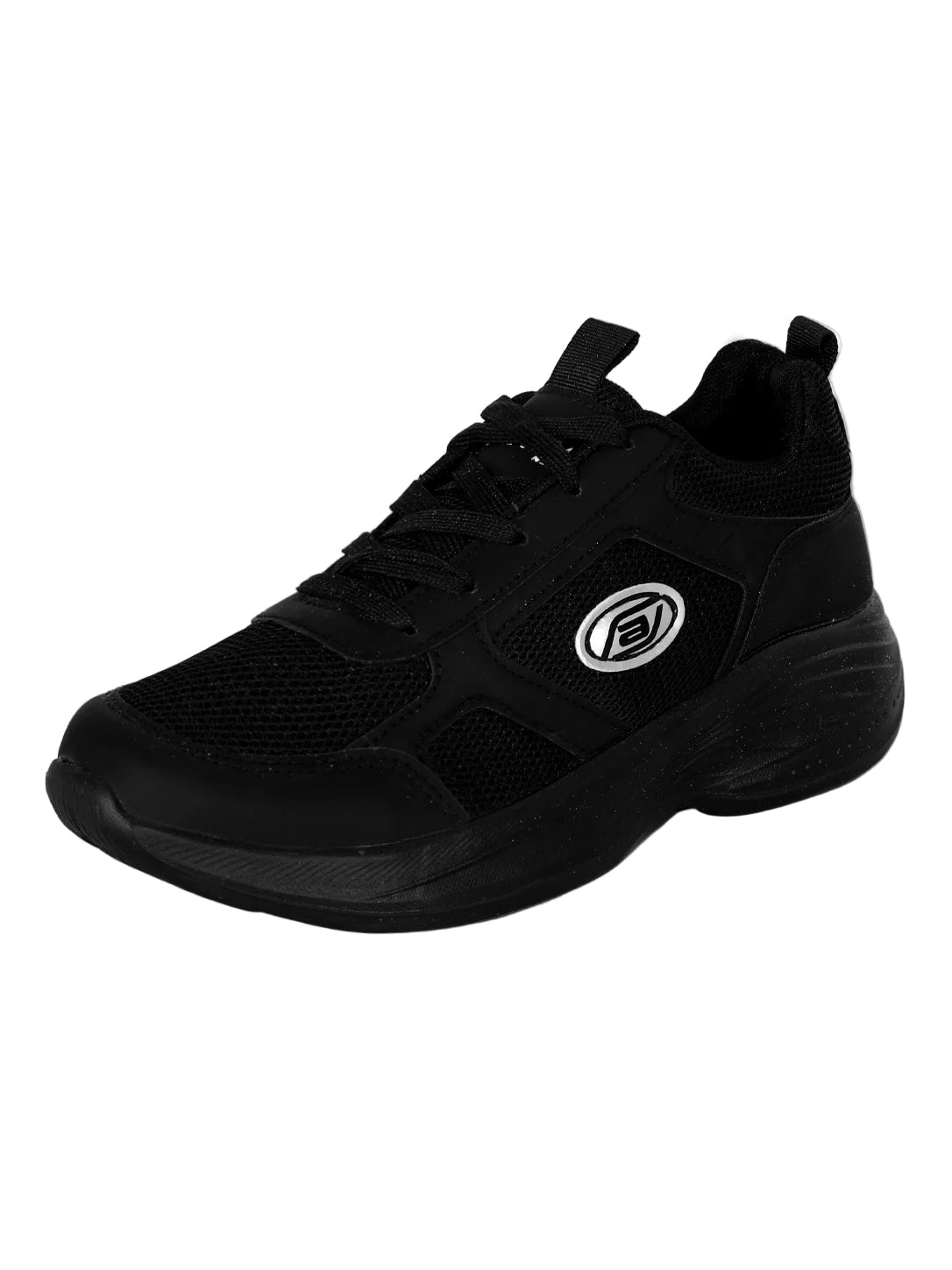 ACTIV All-Black Running Shoes – Lightweight Breathable Athletic Sneakers