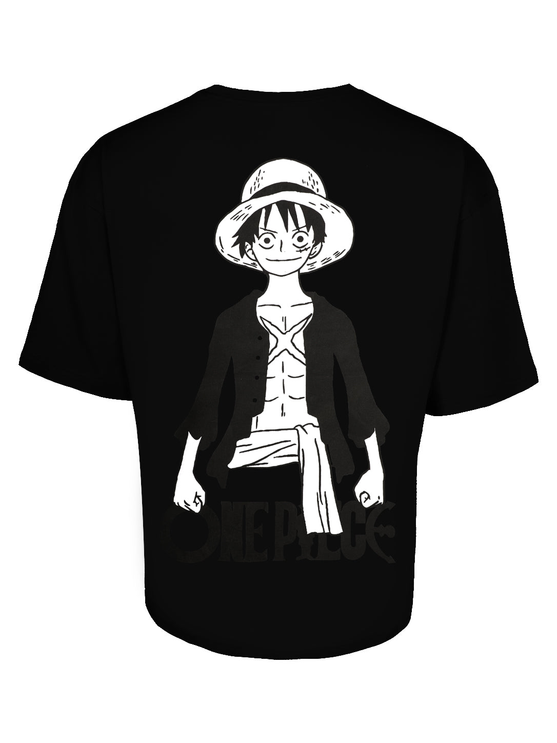 Unisex One Piece Luffy Graphic Box Fit T-Shirt