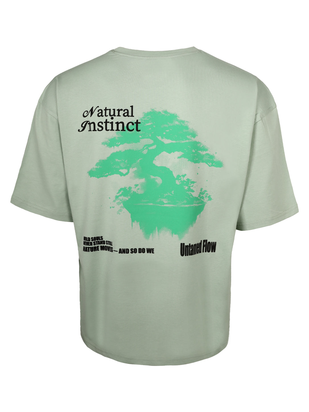 Unisex "Natural Instinct" Bonsai Graphic Box Fit T-Shirt