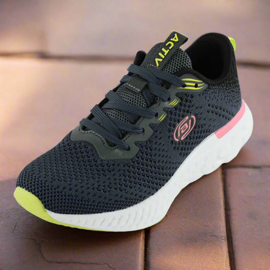 ACTIV RUNNING SHOES-D.GREY