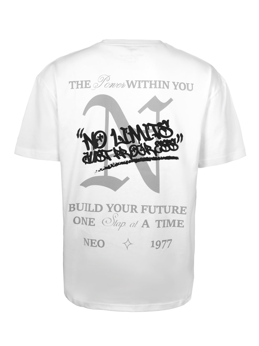 Unisex "No Limits" Graphic Oversized T-Shirt